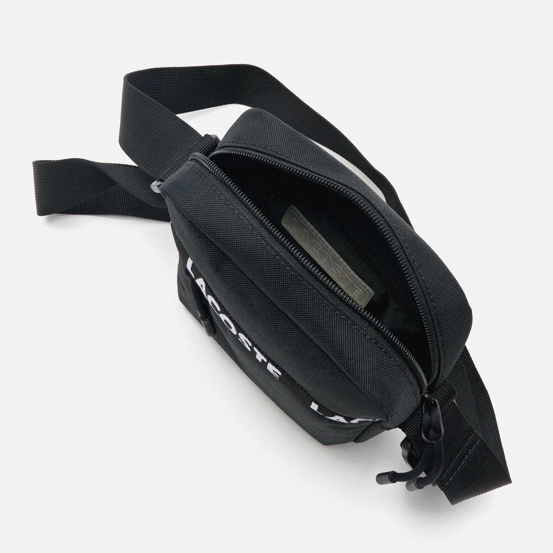 Lacoste Vertical Camera Bag Tape Noir