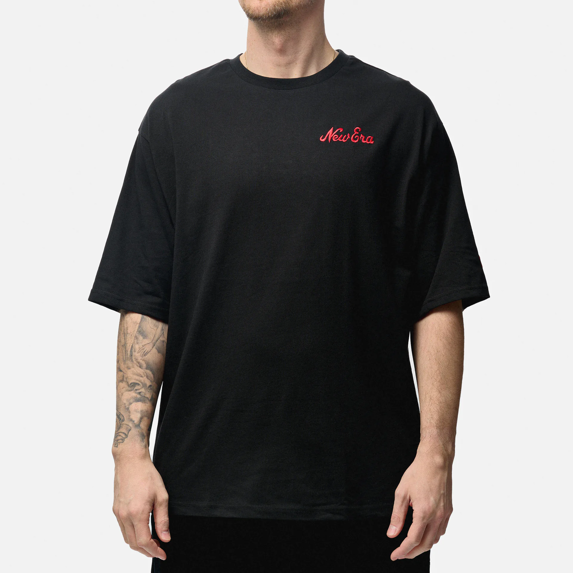 New Era Food Graphic Oversized T-Shirt Black