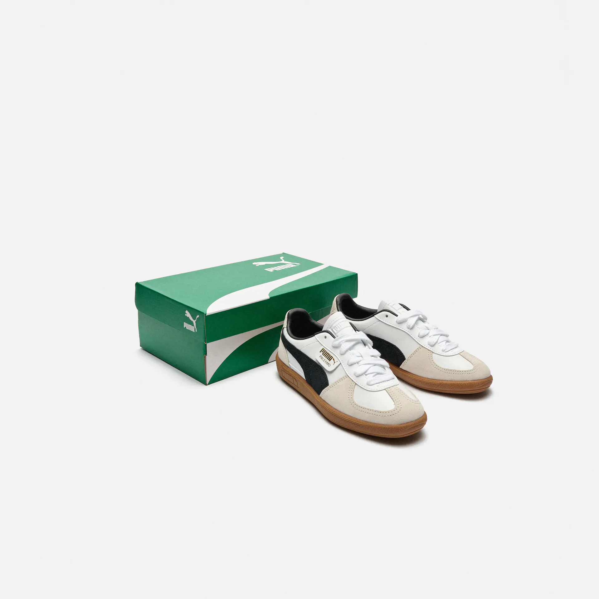 PUMA Palermo LTH Sneaker Puma White/Vapor Gray/Gum