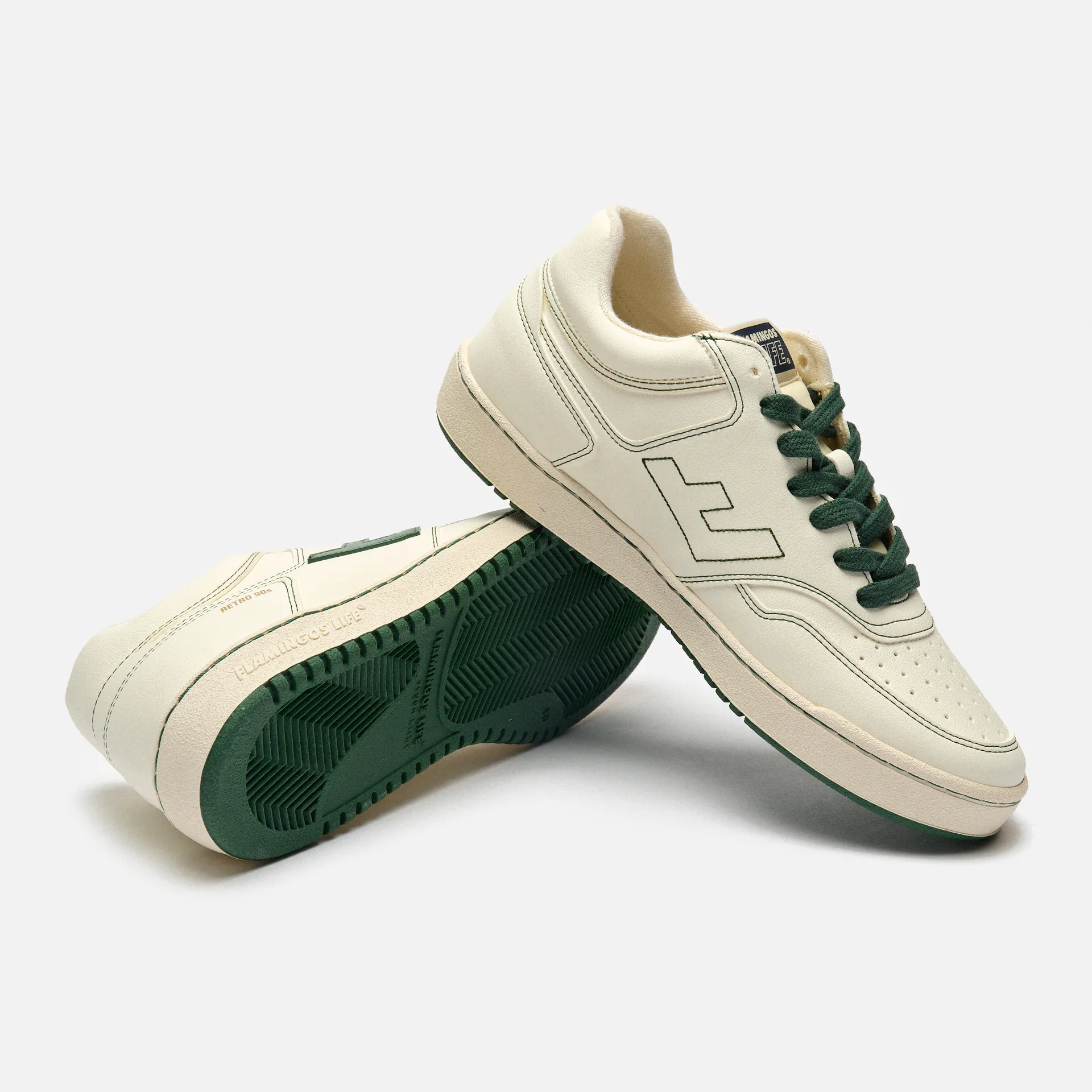 Flamingos Life Retro 90s Sneaker Pearl Forrest