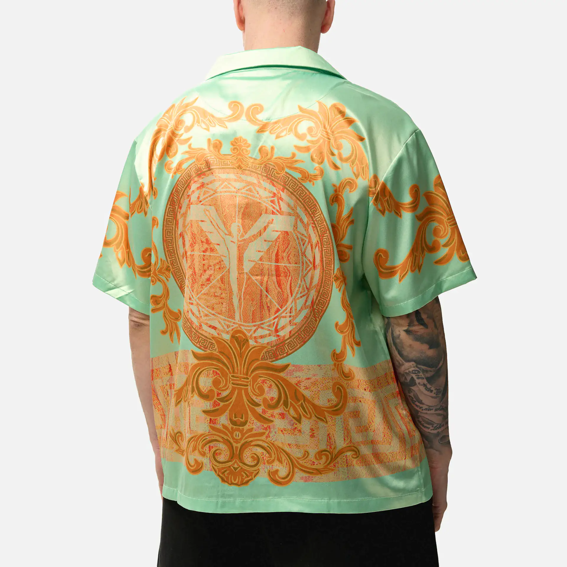 Carlo Colucci Shirt Green/Yellow