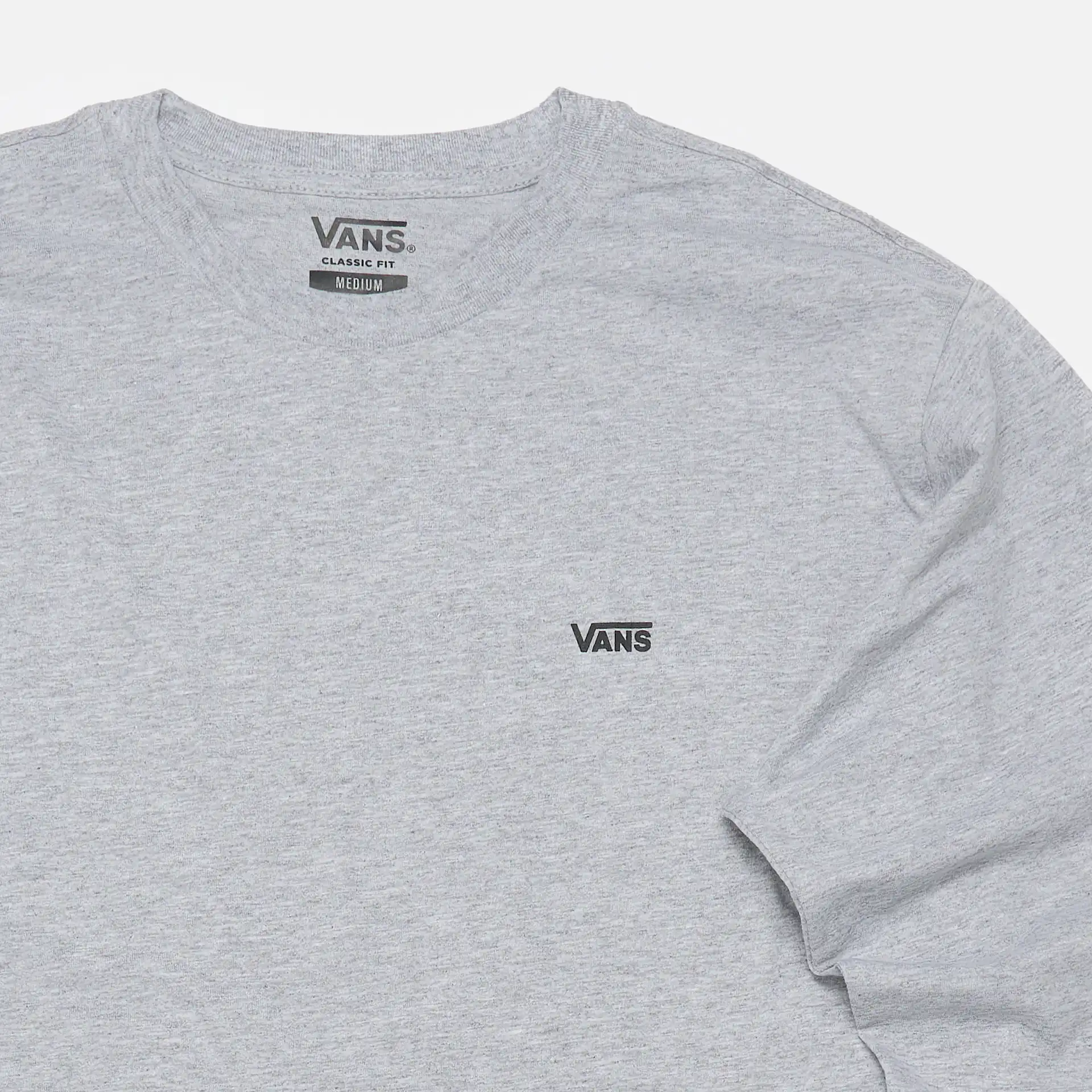 Vans Left Chest Logo Longsleeve Athletic Heather