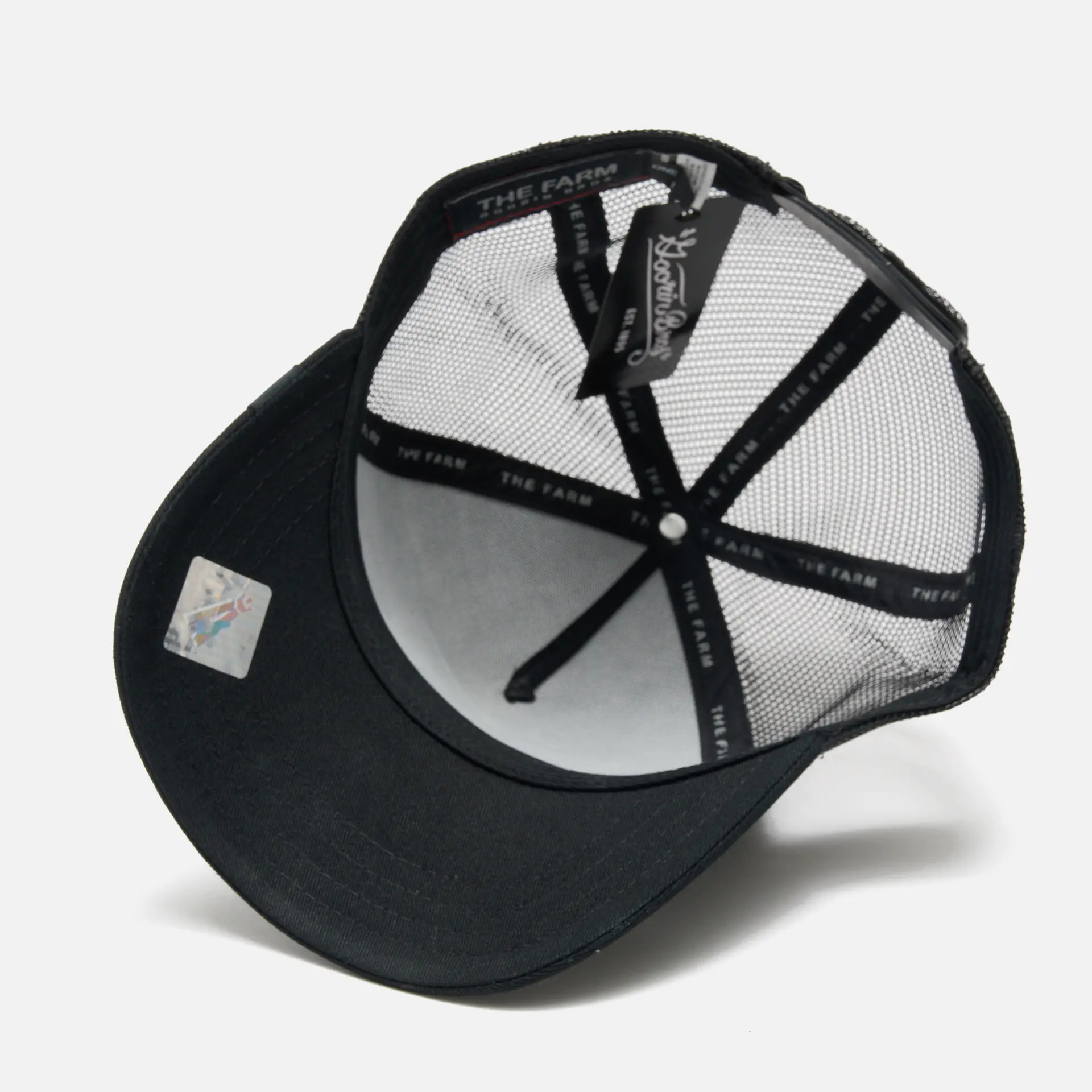 Goorin Bros The Freedom Eagle Baseball Trucker Cap Black