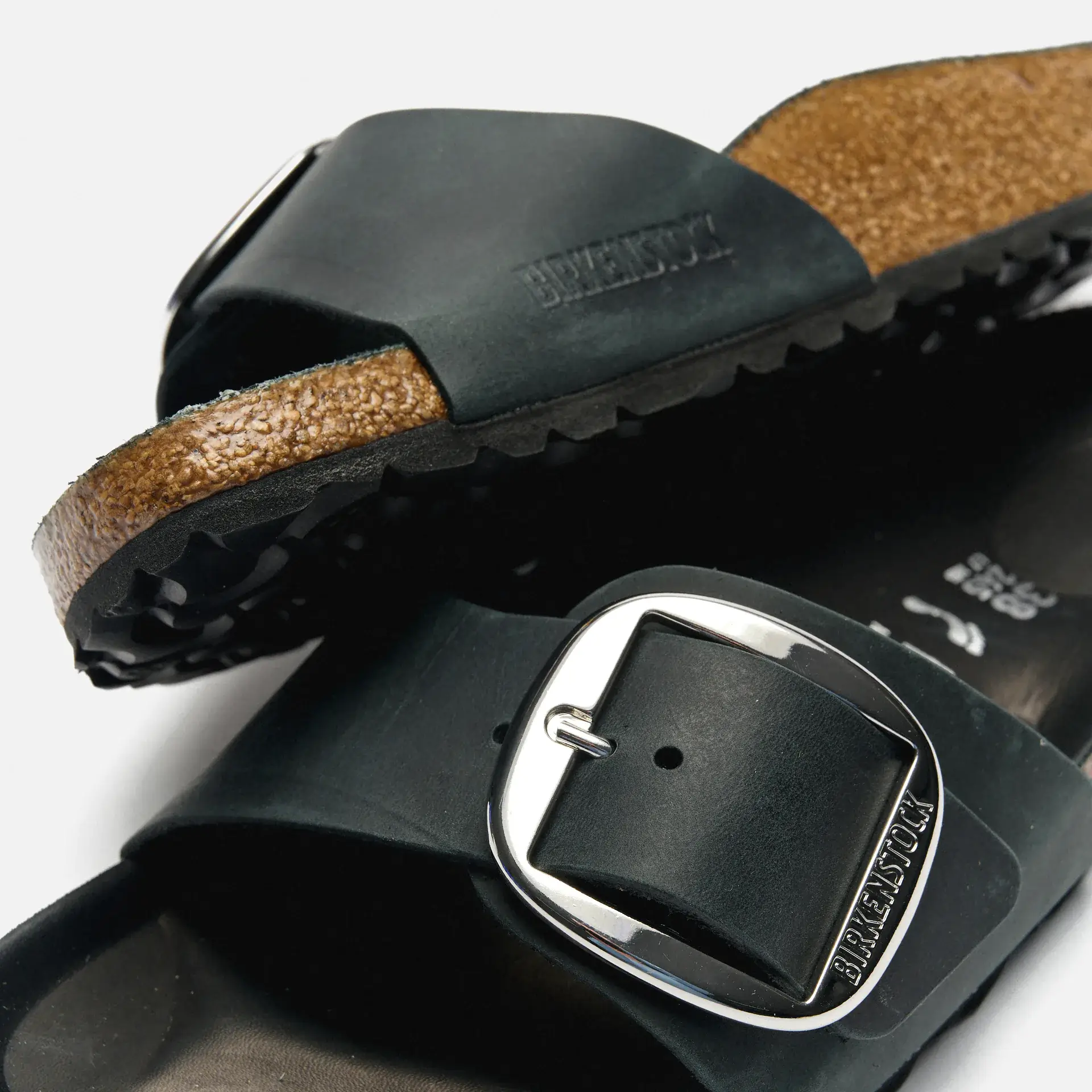 Birkenstock Madrid Big Buckle Sandals Black