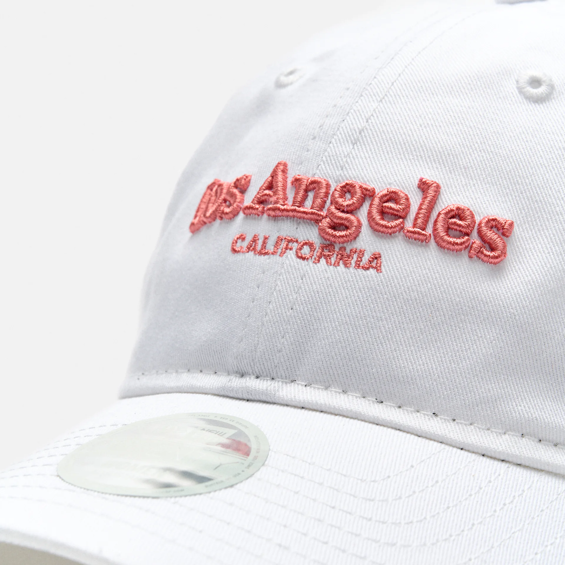New Era Wordmark 9Twenty Dad Cap White