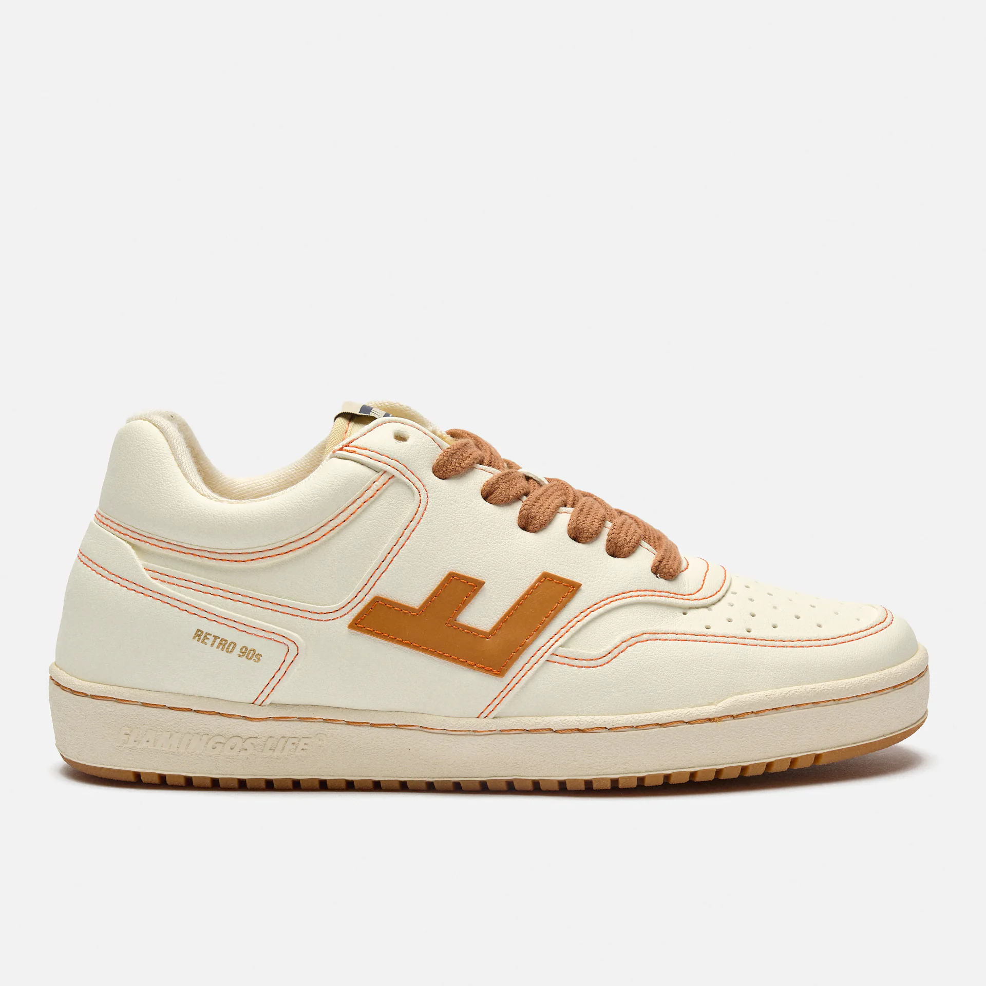 Flamingos Life Retro 90s Sneaker Pearl Toffee