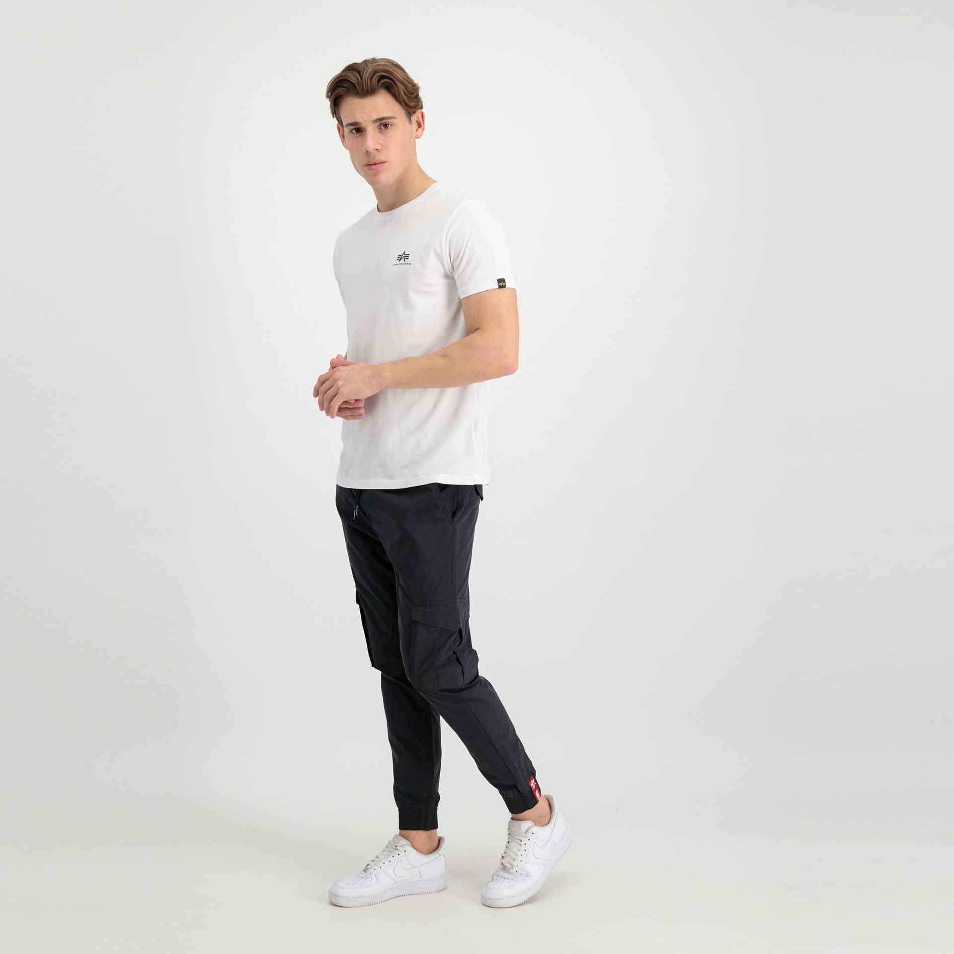 Alpha Industries Basic T-Shirt Small Logo White