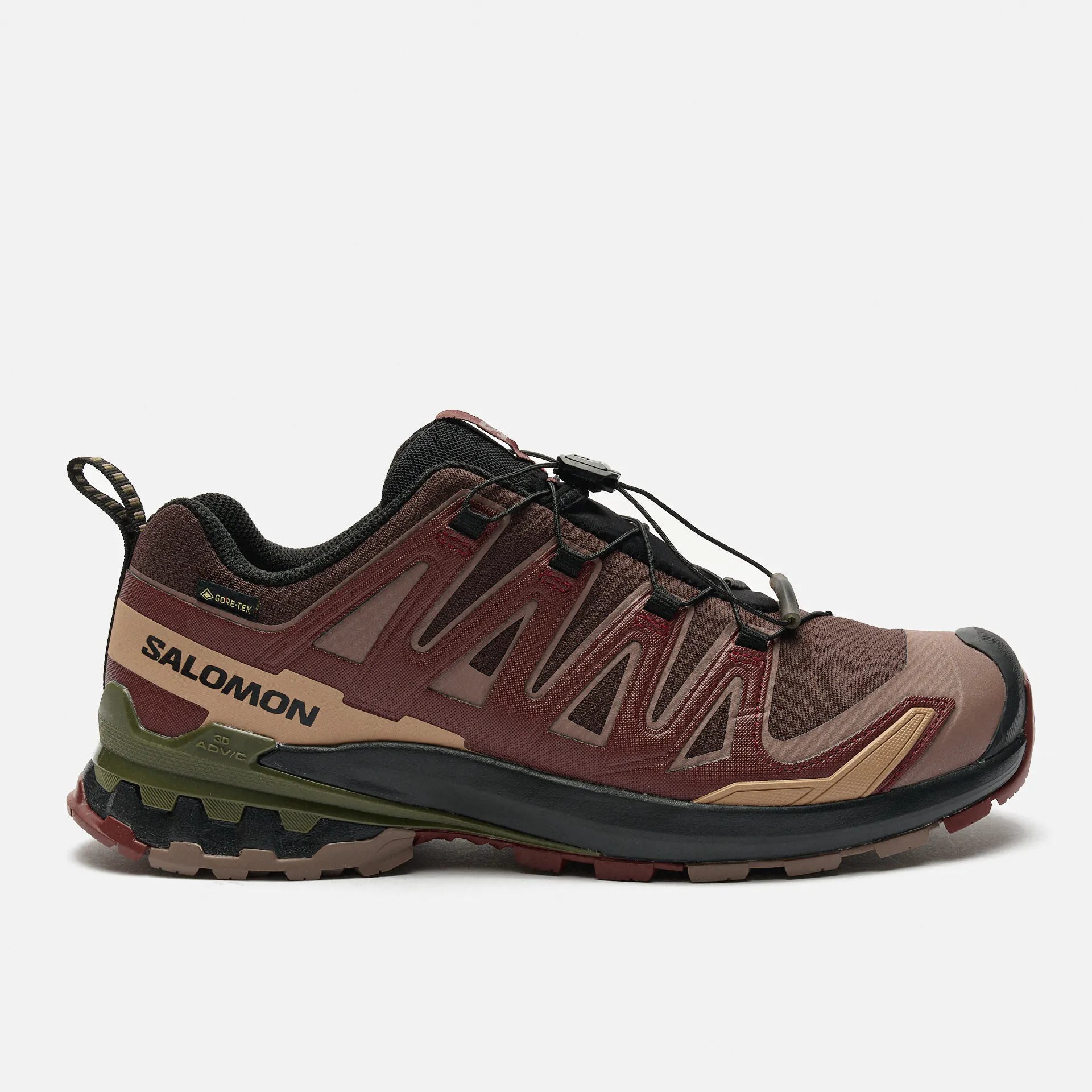 Salomon XA PRO 3D V9 GORE-TEX Sneaker Black Coffee/Rum Raisin/Olive Night