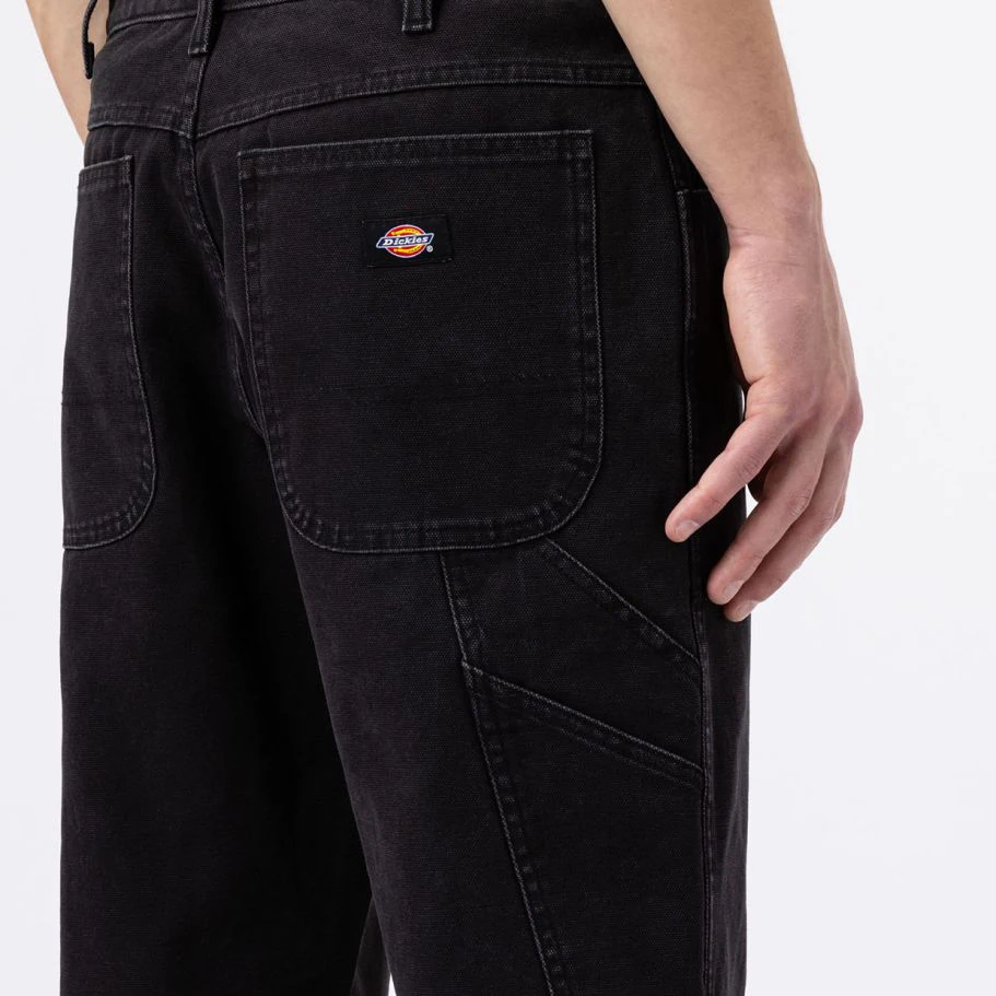 Dickies Duck Canvas Carpenter Chino Pants Stone Washed Black