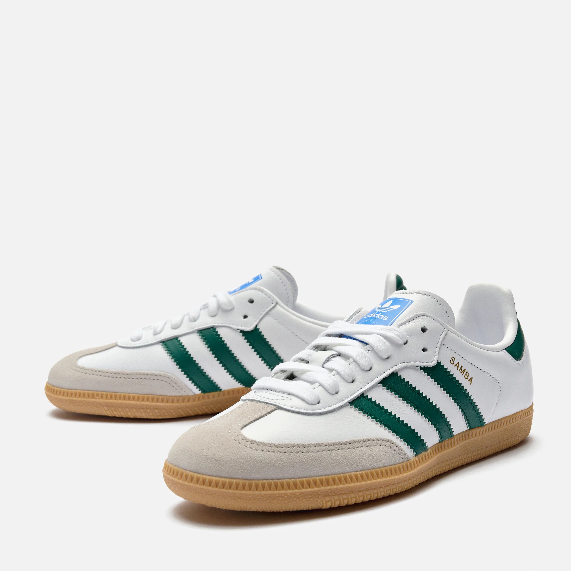 adidas Originals Samba OG Sneaker White/Green/Gum
