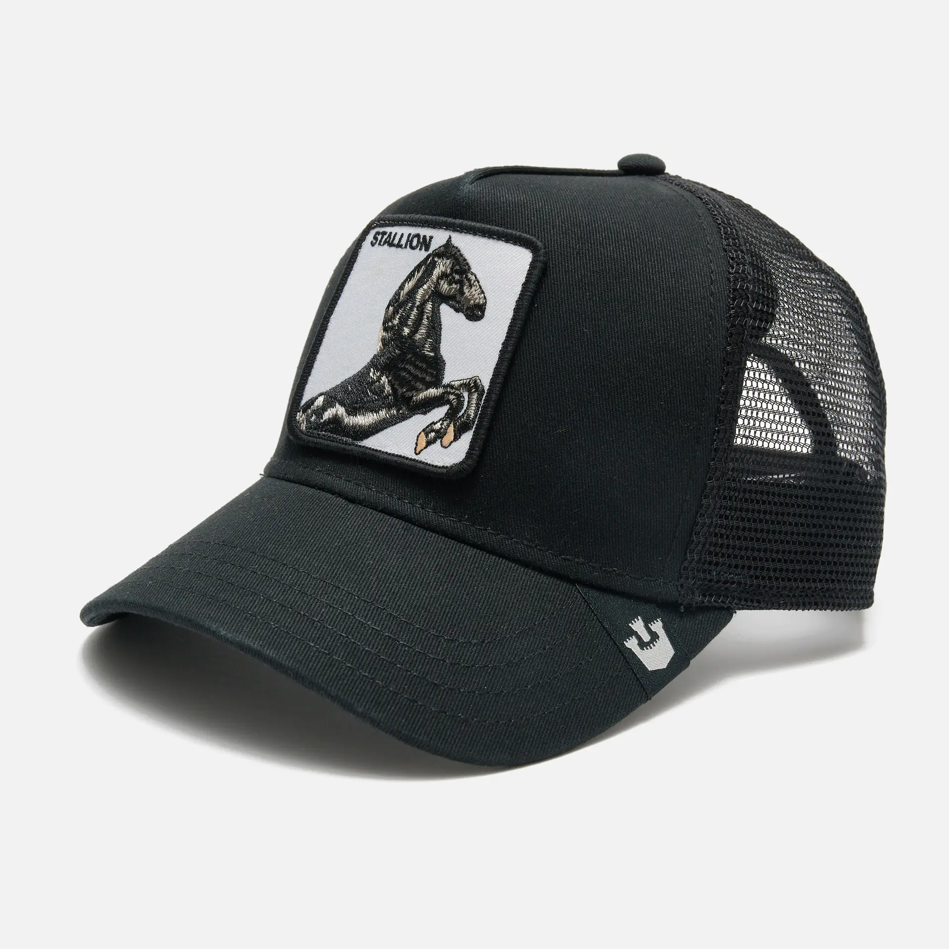 Goorin Bros The Stallion Baseball Trucker Cap Black