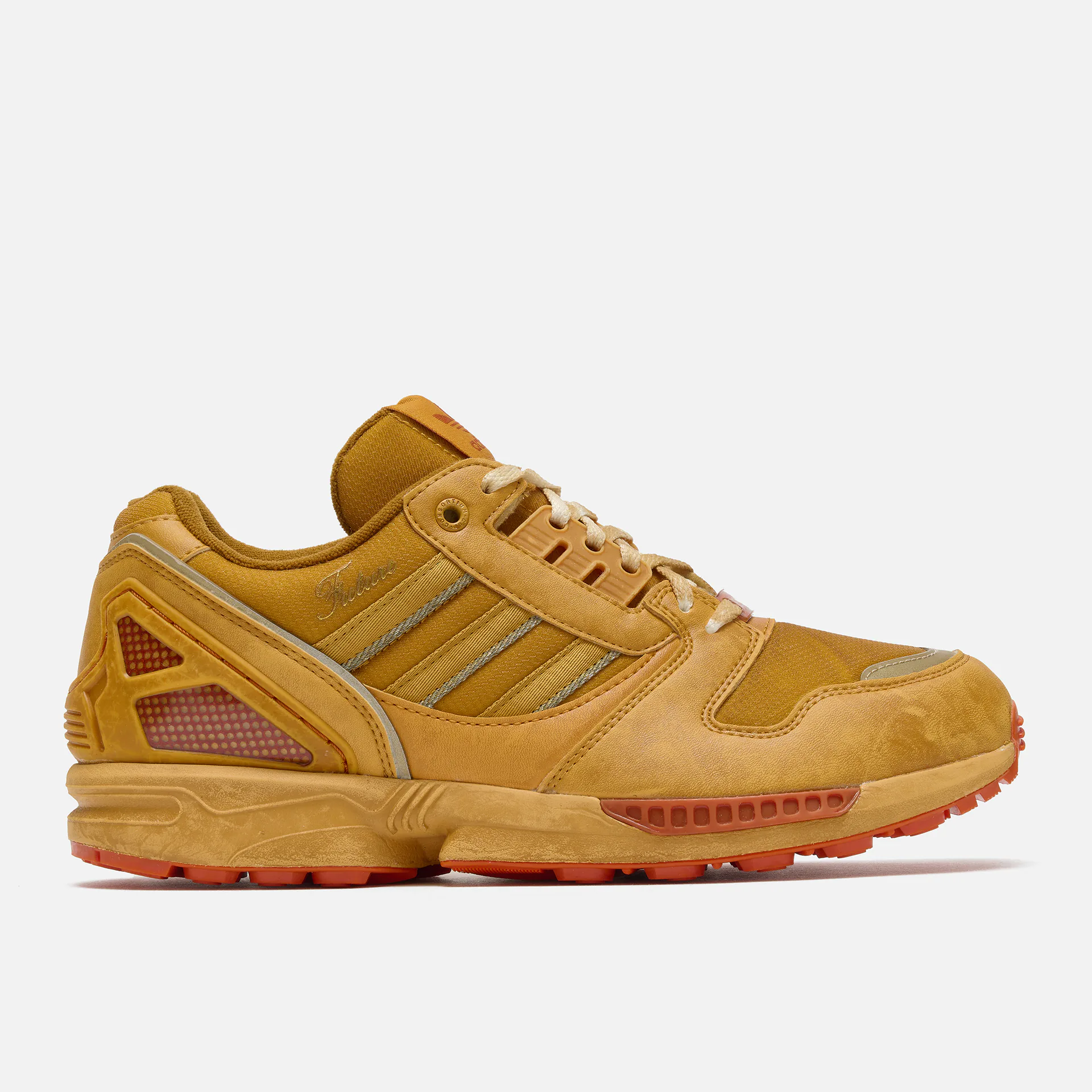 adidas ZX8000 Sneaker Consortium Cup END. Future Orange Suede/Burned Sand
