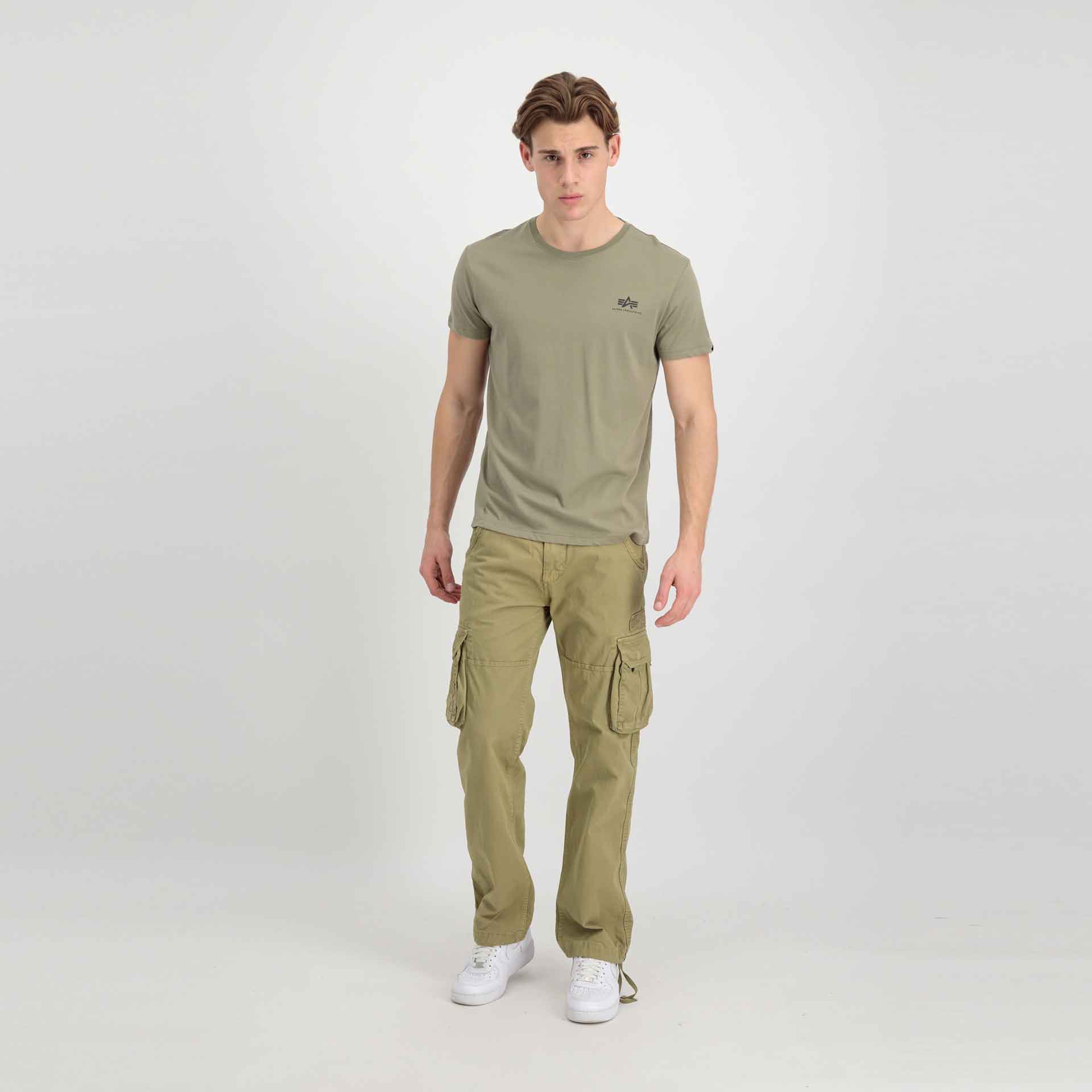 Alpha Industries Backprint T-Shirt Olive/Black
