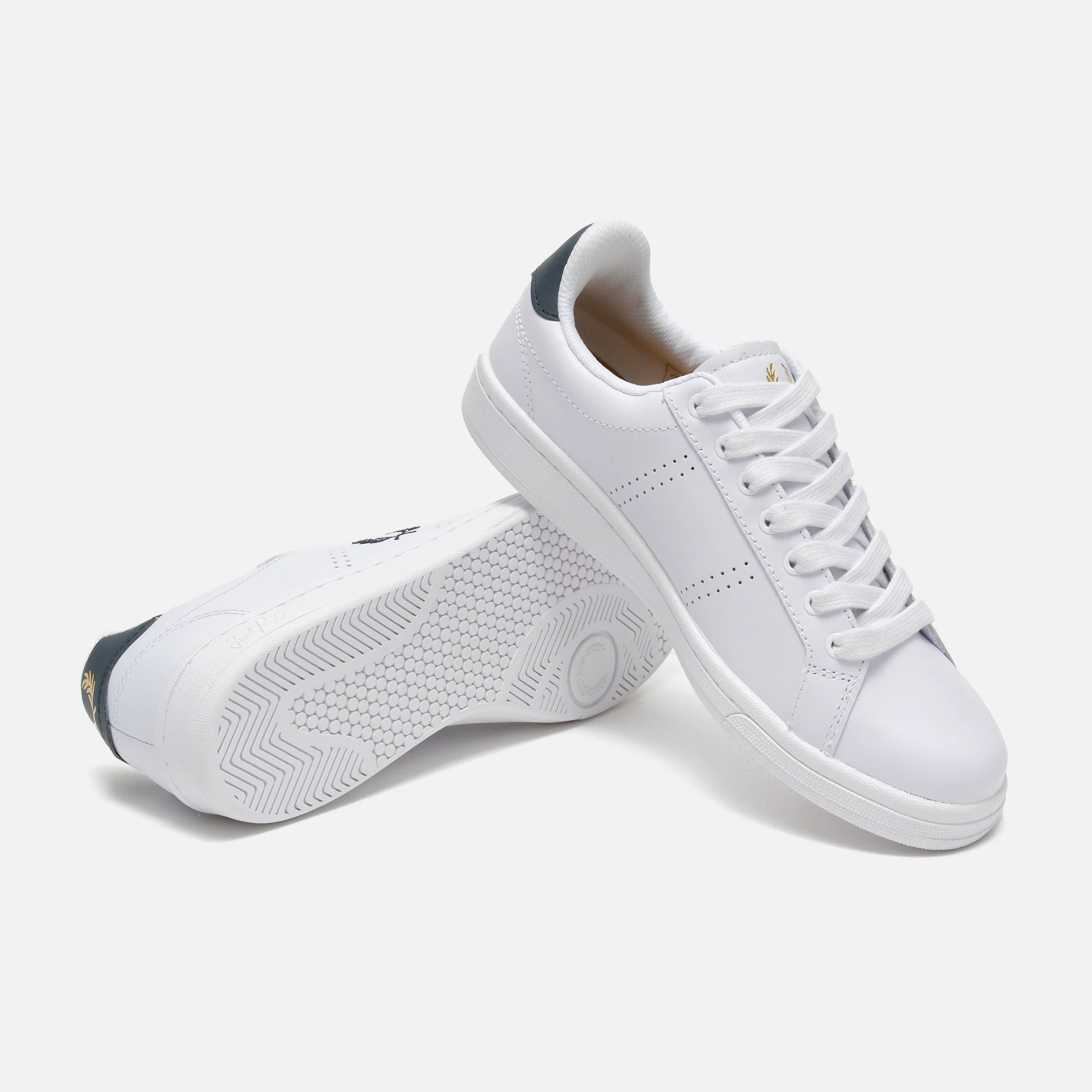 Fred Perry B721 Leather Sneakers White/Navy
