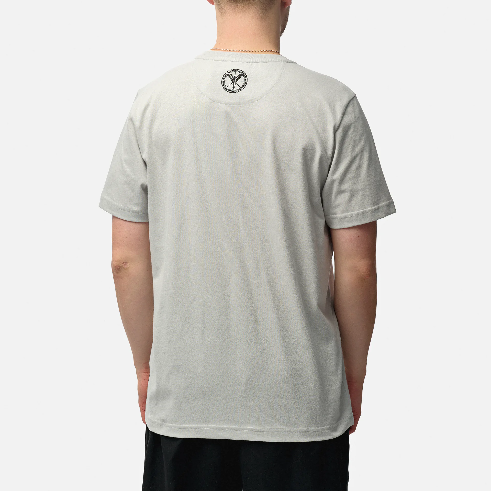 Carlo Colucci T-Shirt Basic Line Light Grey