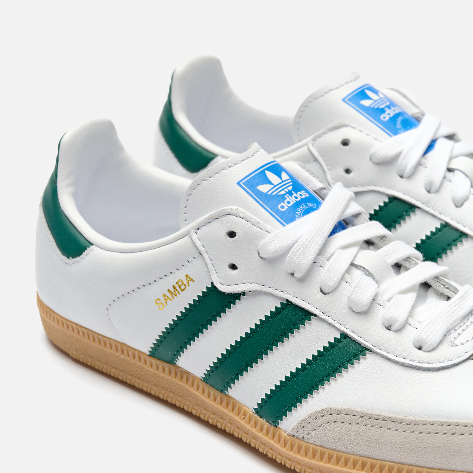 adidas Originals Samba OG Sneaker White/Green/Gum