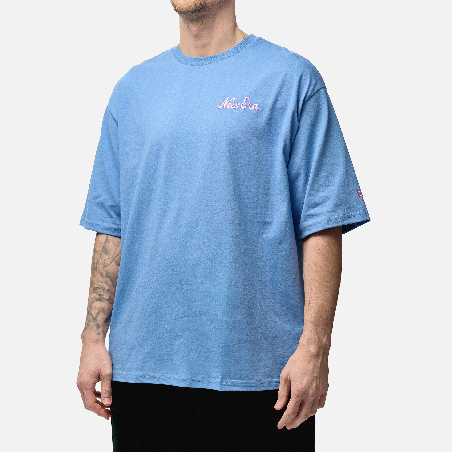 New Era Food Graphic Oversized T-Shirt Blue