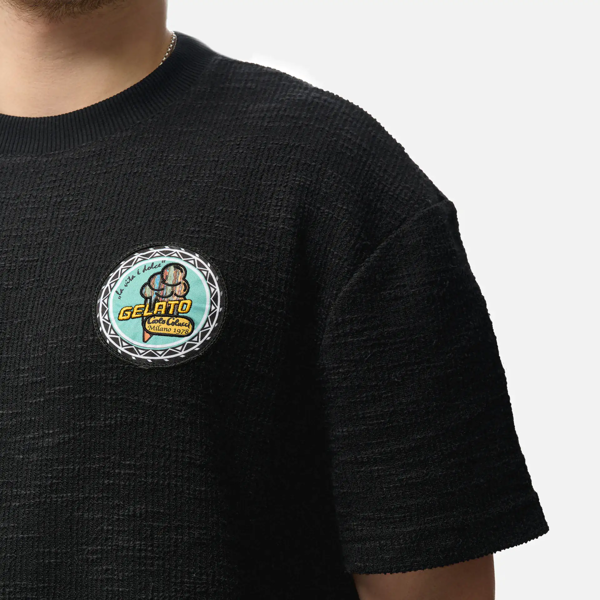 Carlo Colucci Gelato Oversized T-Shirt Black