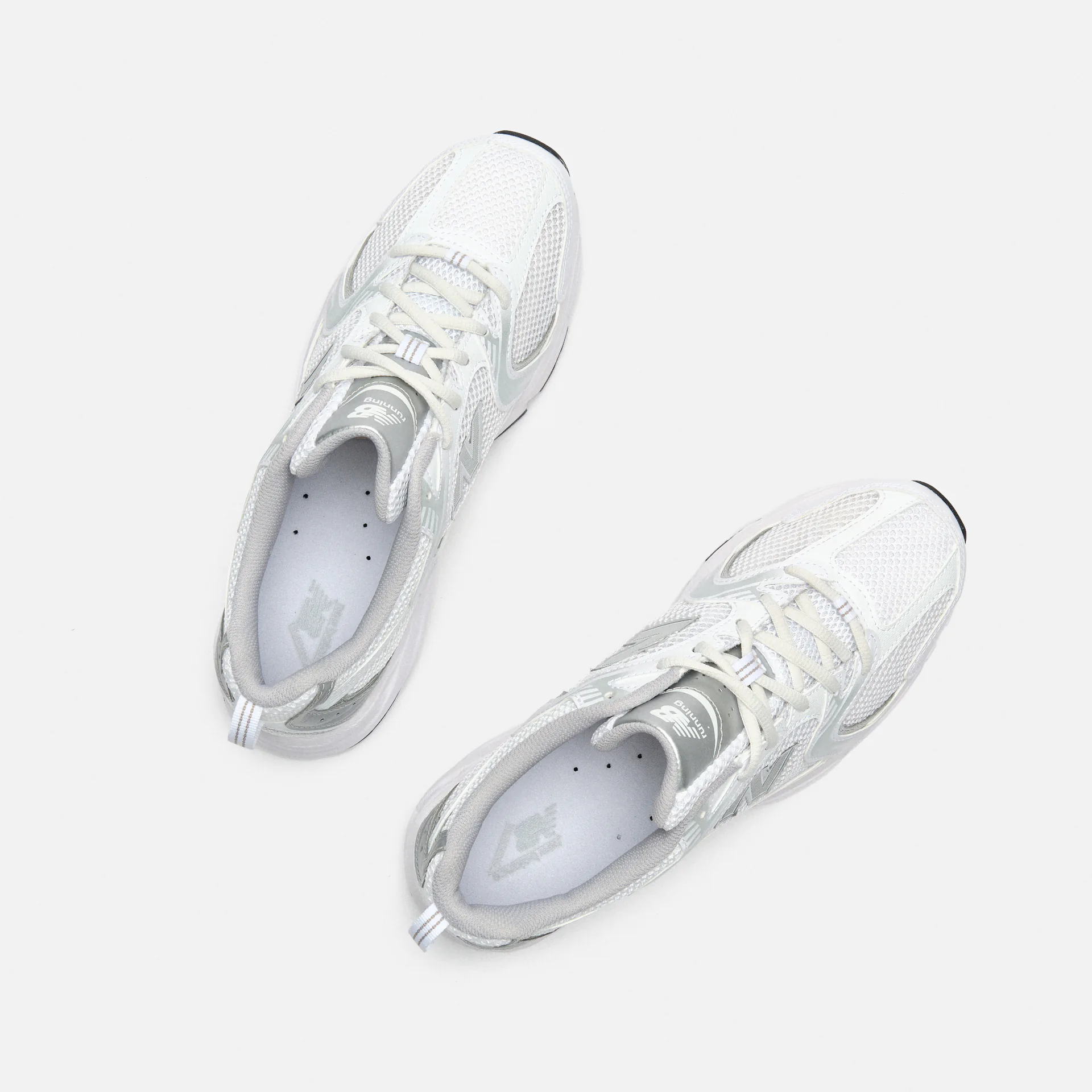 New Balance MR530 Running Sneaker White/Silver Metallic