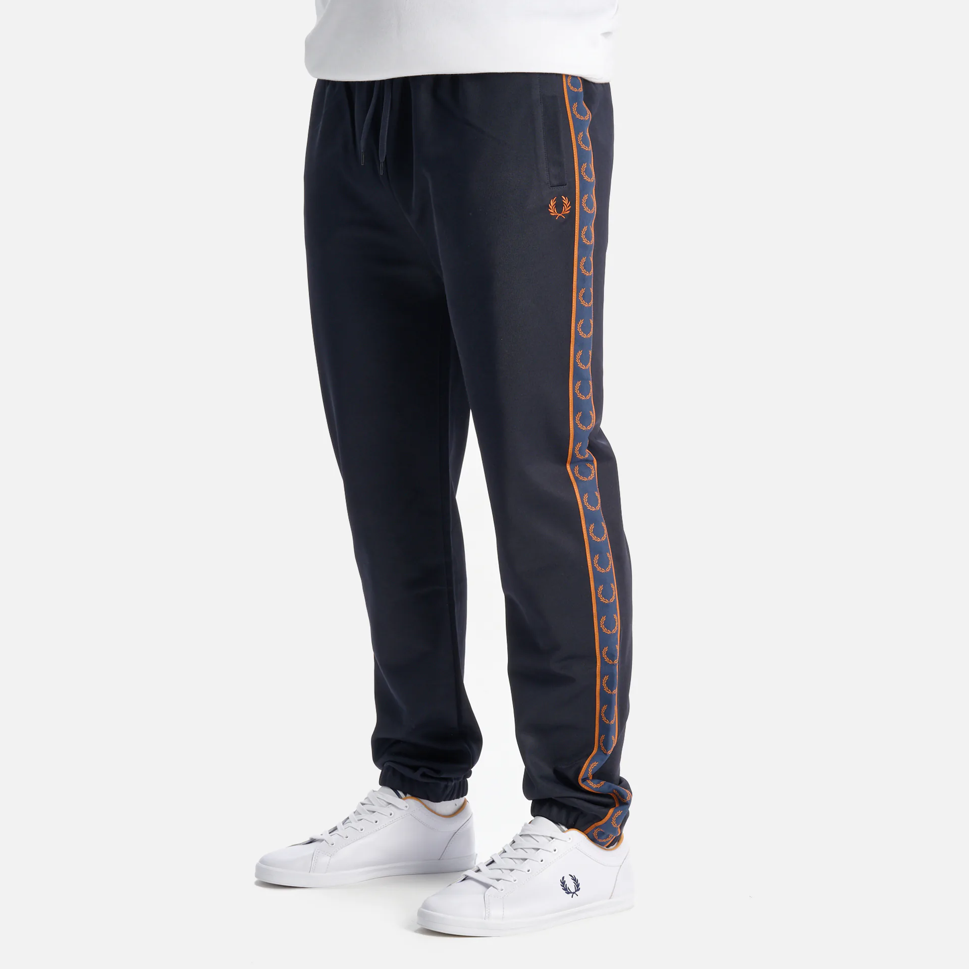 Fred Perry Seasonal Taped Track Pant Navy/Nut Flake